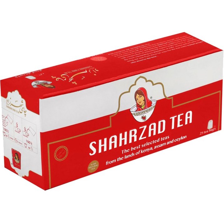 چای تی بگ شهرزاد ۲۵عددی-ارسال رایگان